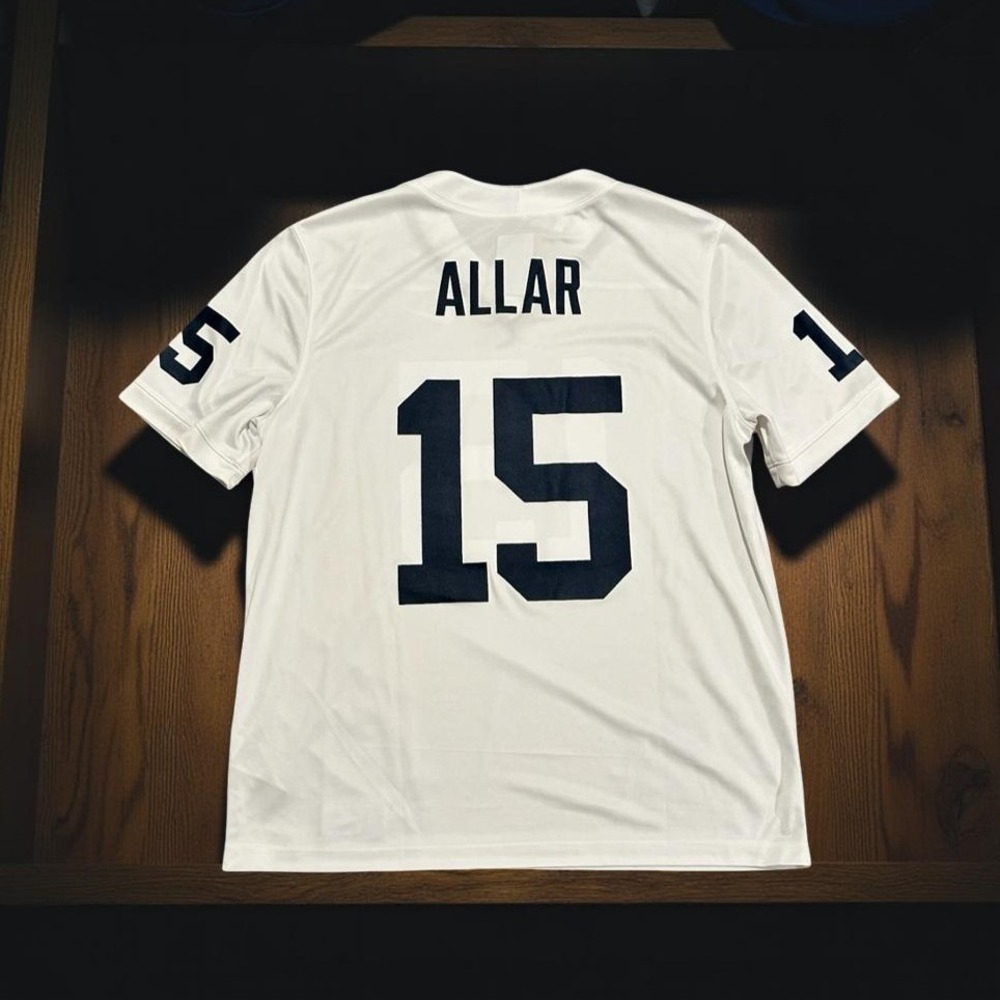 Nike Penn State Nittany Lions Drew Allar Jersey White Dri-Fit Men's Large NWT